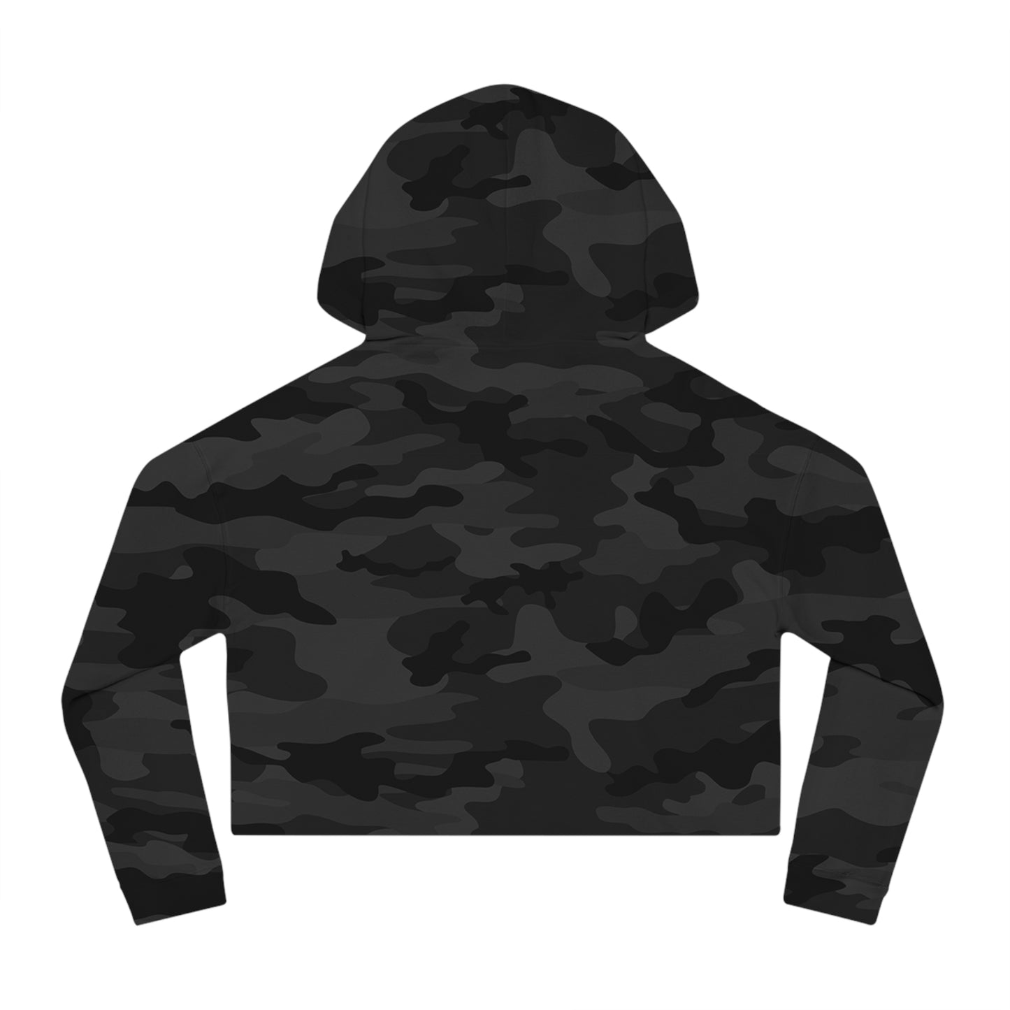 Women’s Cropped Hoodie - "Just Keep Growing" Tropical Design