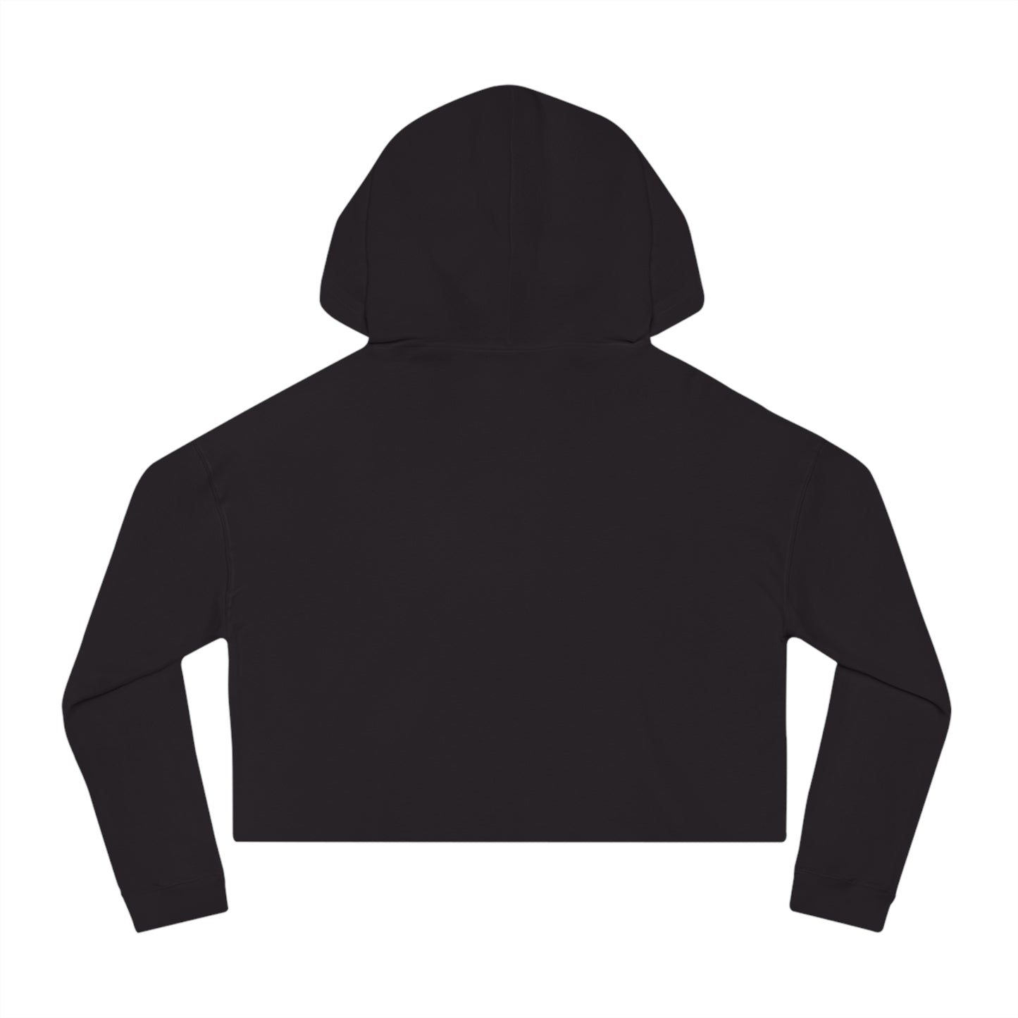 Women’s Cropped Hoodie - "Just Keep Growing" Tropical Design