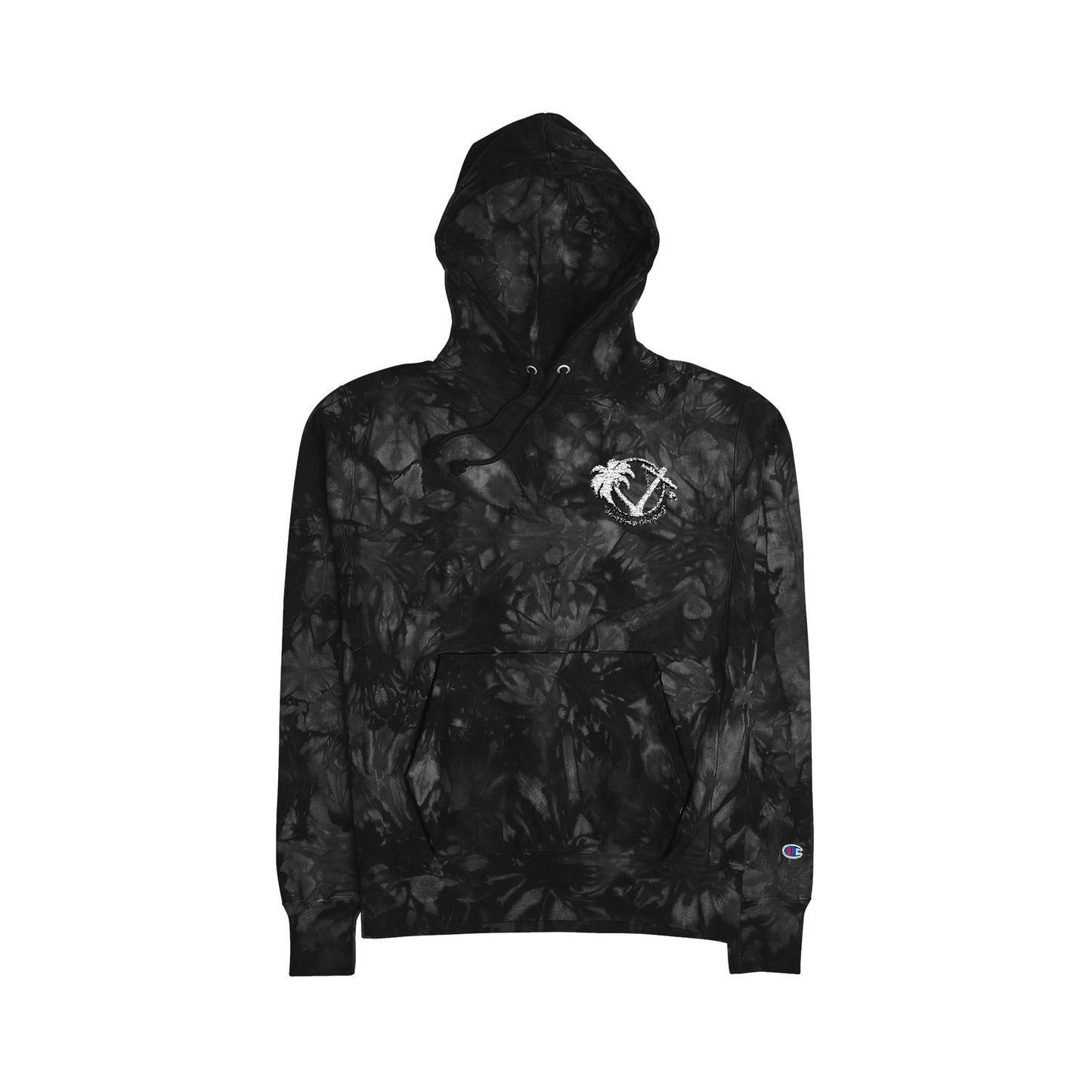 Unisex Champion Tie-Dye Hoodie (Embroidery)