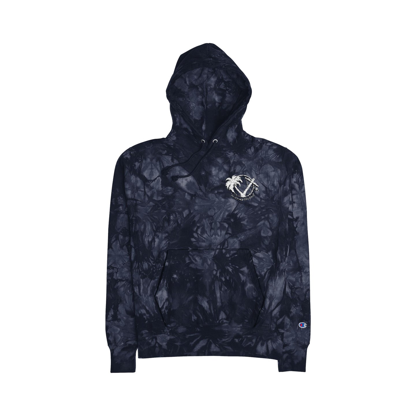Unisex Champion Tie-Dye Hoodie (Embroidery)