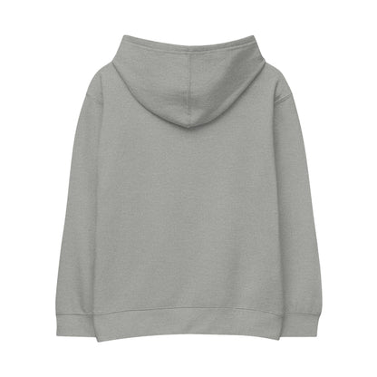 Cozy Kids Fleece Hoodie with Tropical Emblem