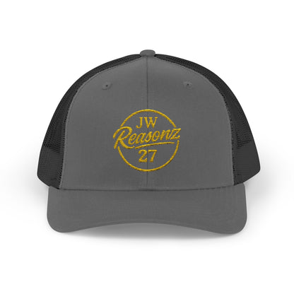 Embroidered 'Reavonz 27' Snapback Trucker Cap