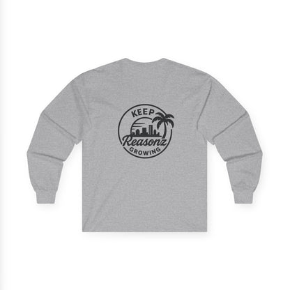 Keep Reasonz Growing Long Sleeve Tee — San Diego Skyline Graphic