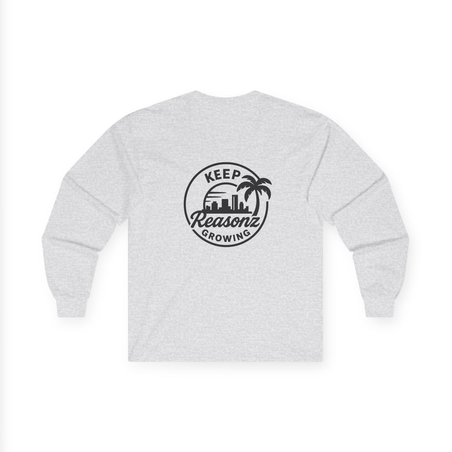 Keep Reasonz Growing Long Sleeve Tee — San Diego Skyline Graphic
