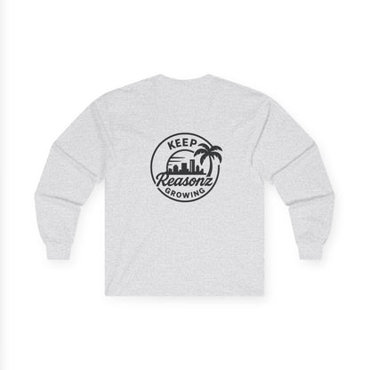 Keep Reasonz Growing Long Sleeve Tee — San Diego Skyline Graphic