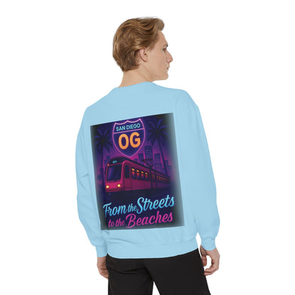San Diego OG Sweatshirt, Casual Streetwear, Perfect for Beach Lovers, Gift for Travelers, Vibrant Graphic Design