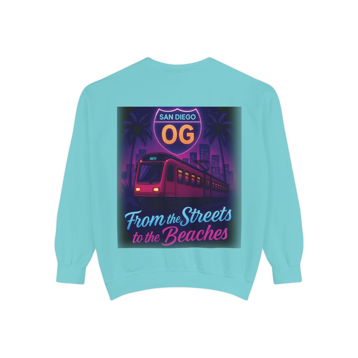San Diego OG Sweatshirt, Casual Streetwear, Perfect for Beach Lovers, Gift for Travelers, Vibrant Graphic Design