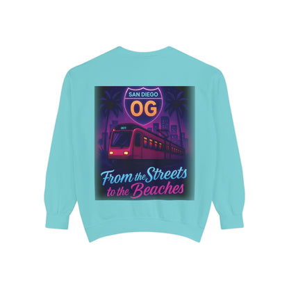 San Diego OG Sweatshirt, Casual Streetwear, Perfect for Beach Lovers, Gift for Travelers, Vibrant Graphic Design