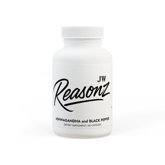 Reasonz Ashwagandha and Black Pepper Supplement (60 capsules)