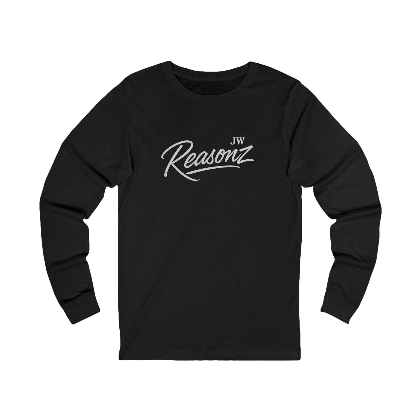 Reasonz Script Long Sleeve Tee — '27' Back Number Casual Baseball Shirt