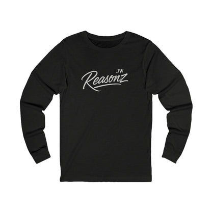 Reasonz Script Long Sleeve Tee — '27' Back Number Casual Baseball Shirt