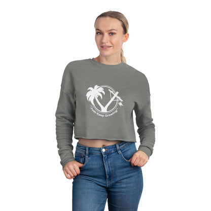 JUST KEEP GROWING CROP SWEATER