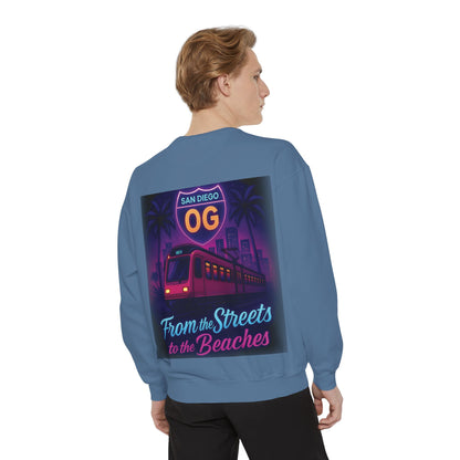 San Diego OG Sweatshirt, Casual Streetwear, Perfect for Beach Lovers, Gift for Travelers, Vibrant Graphic Design