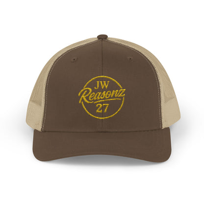 Embroidered 'Reavonz 27' Snapback Trucker Cap