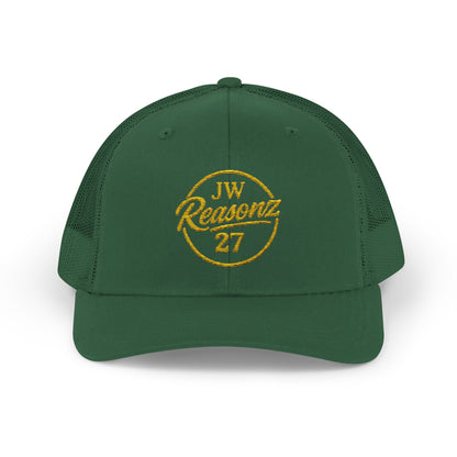 Embroidered 'Reavonz 27' Snapback Trucker Cap
