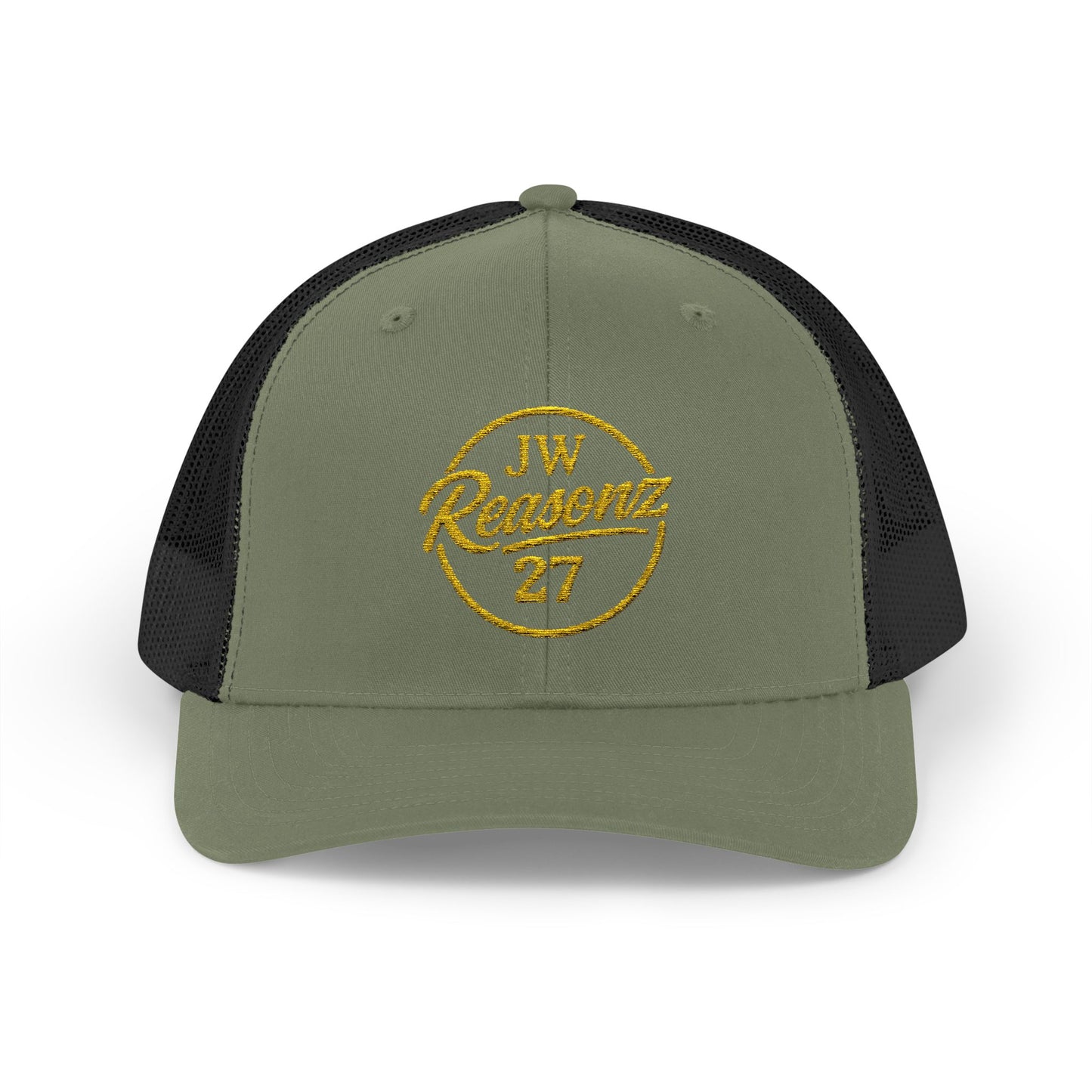 Embroidered 'Reavonz 27' Snapback Trucker Cap