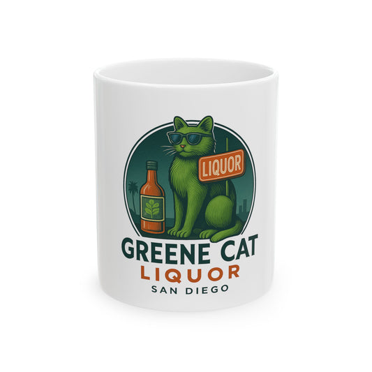 Ocean Grown “Greene Cat Liquor” Mug — Limited Drop
