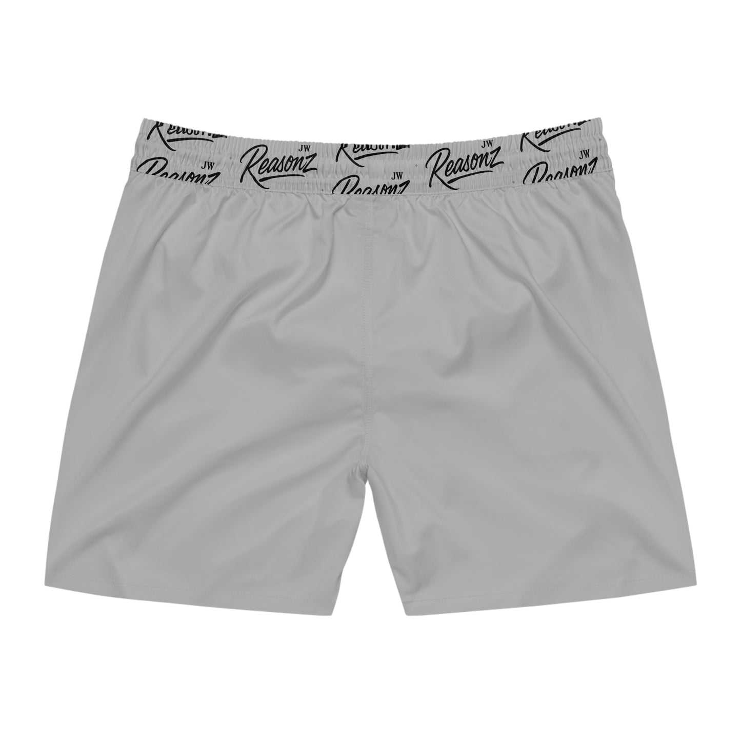 Copy of Men's Mid-Length Swim Shorts — Rust Orange 'To Keep Growing' Beach Trunks