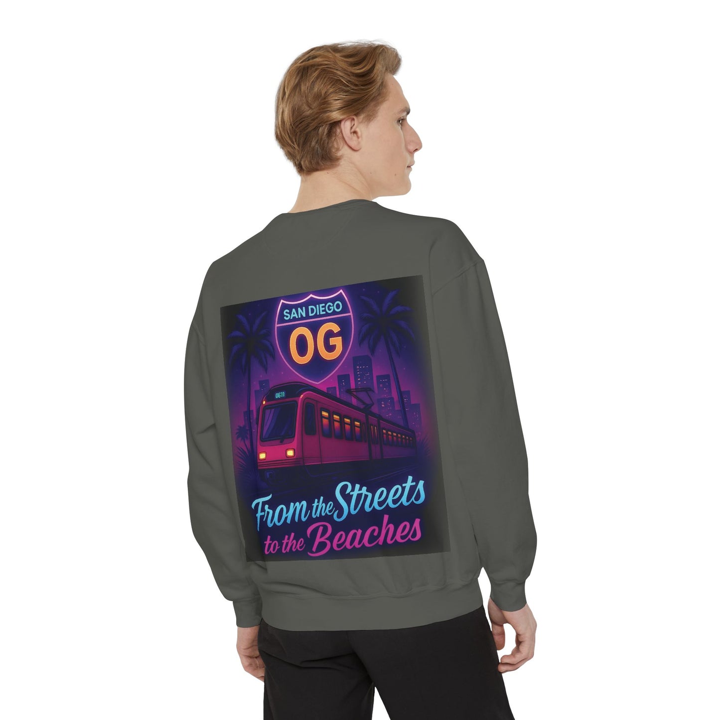 San Diego OG Sweatshirt, Casual Streetwear, Perfect for Beach Lovers, Gift for Travelers, Vibrant Graphic Design