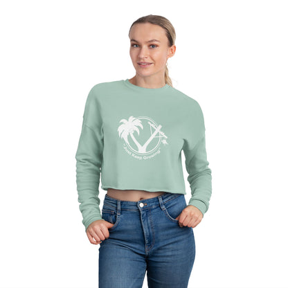JUST KEEP GROWING CROP SWEATER