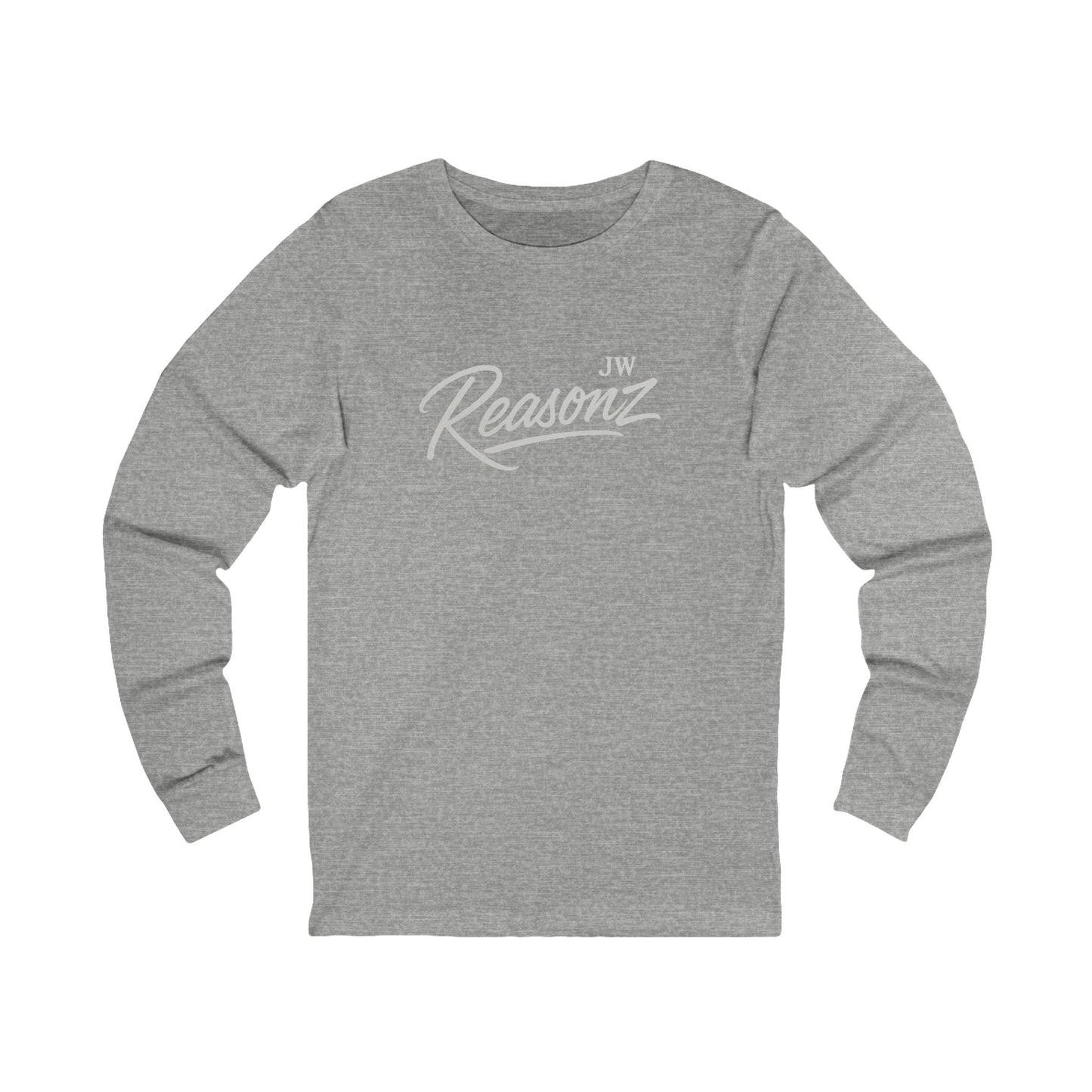 Reasonz Script Long Sleeve Tee — '27' Back Number Casual Baseball Shirt
