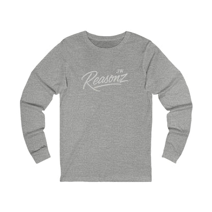 Reasonz Script Long Sleeve Tee — '27' Back Number Casual Baseball Shirt