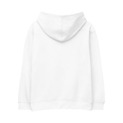 Cozy Kids Fleece Hoodie with Tropical Emblem