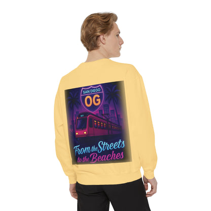 San Diego OG Sweatshirt, Casual Streetwear, Perfect for Beach Lovers, Gift for Travelers, Vibrant Graphic Design