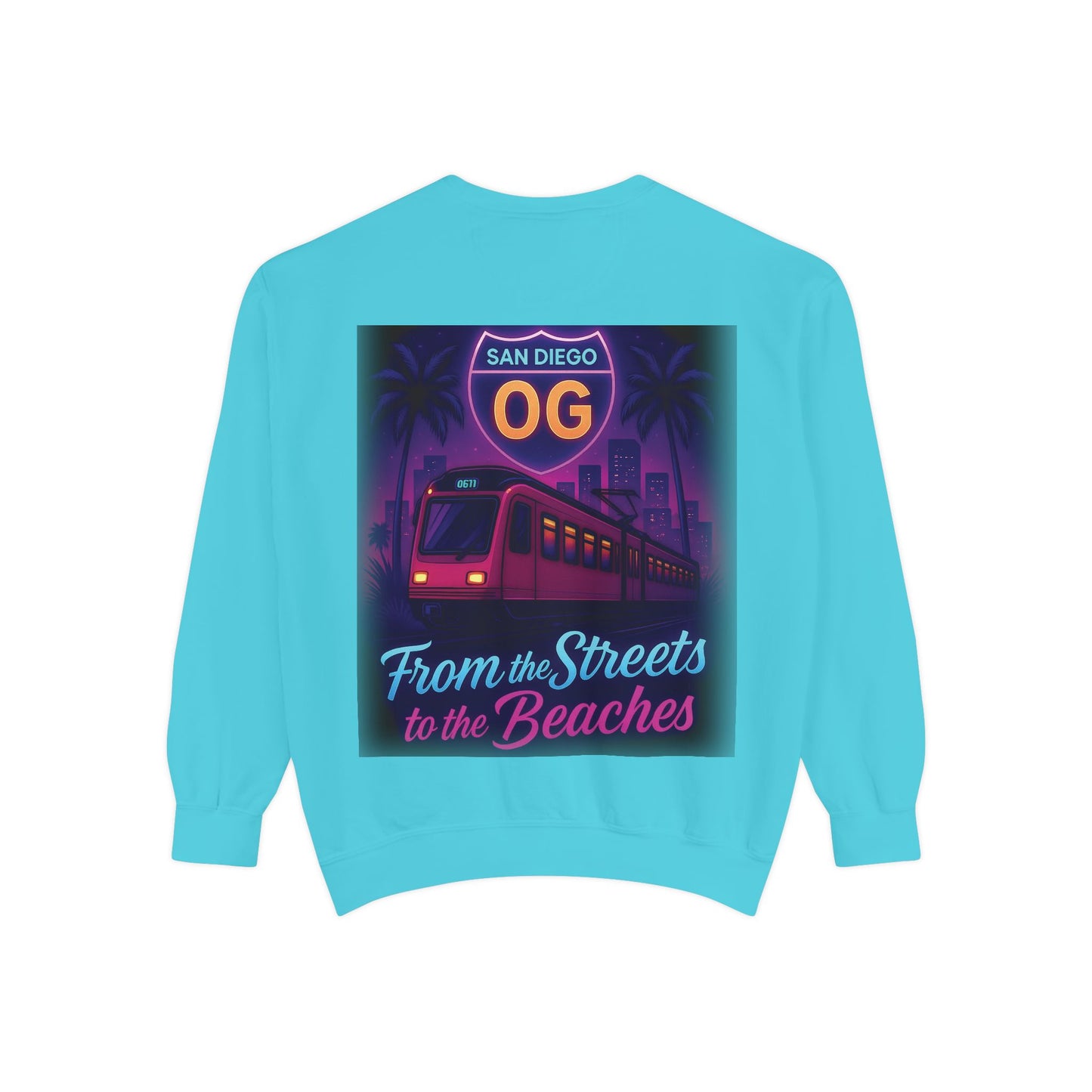 San Diego OG Sweatshirt, Casual Streetwear, Perfect for Beach Lovers, Gift for Travelers, Vibrant Graphic Design