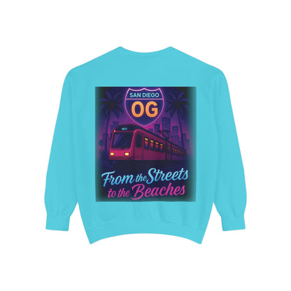 San Diego OG Sweatshirt, Casual Streetwear, Perfect for Beach Lovers, Gift for Travelers, Vibrant Graphic Design