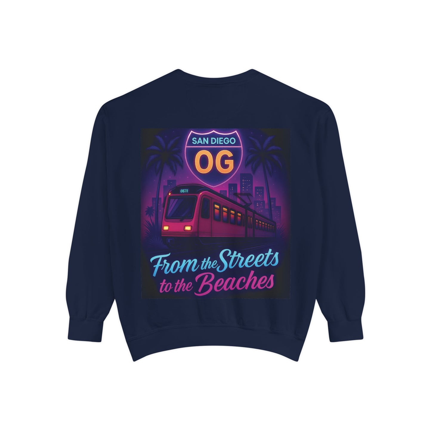 San Diego OG Sweatshirt, Casual Streetwear, Perfect for Beach Lovers, Gift for Travelers, Vibrant Graphic Design