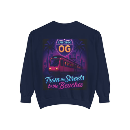 San Diego OG Sweatshirt, Casual Streetwear, Perfect for Beach Lovers, Gift for Travelers, Vibrant Graphic Design