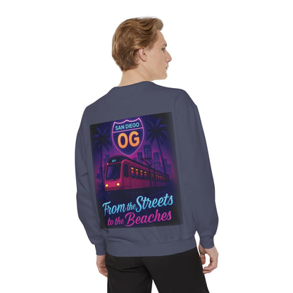 San Diego OG Sweatshirt, Casual Streetwear, Perfect for Beach Lovers, Gift for Travelers, Vibrant Graphic Design