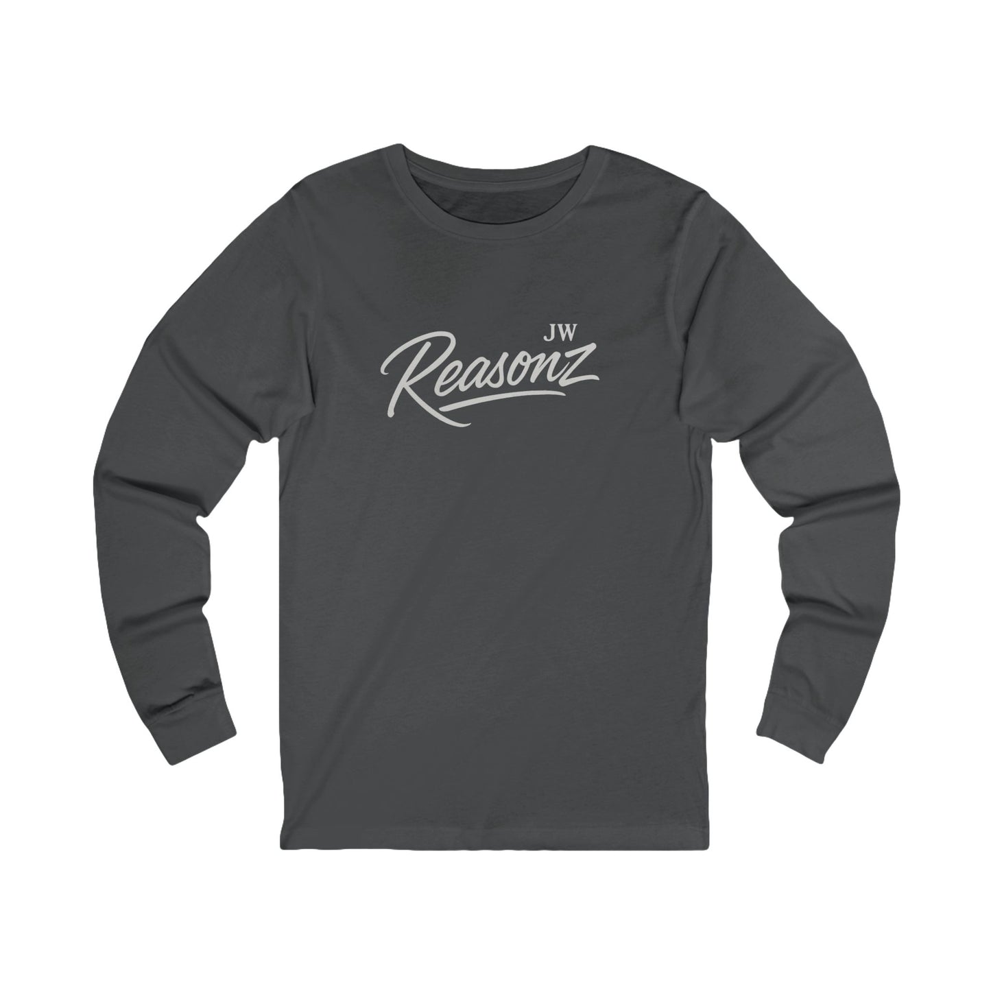 Reasonz Script Long Sleeve Tee — '27' Back Number Casual Baseball Shirt