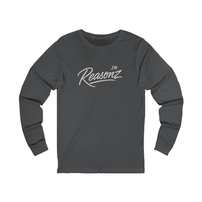 Reasonz Script Long Sleeve Tee — '27' Back Number Casual Baseball Shirt