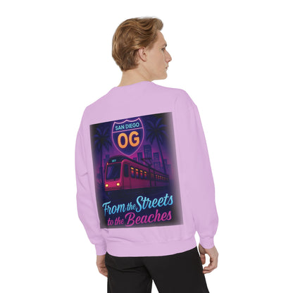 San Diego OG Sweatshirt, Casual Streetwear, Perfect for Beach Lovers, Gift for Travelers, Vibrant Graphic Design