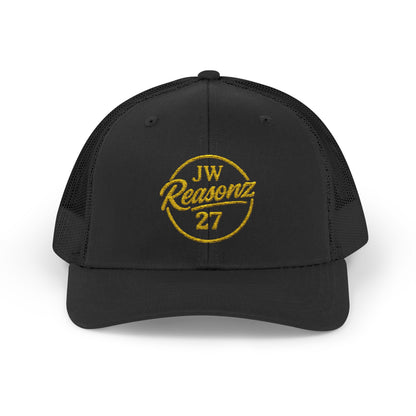 Embroidered 'Reavonz 27' Snapback Trucker Cap