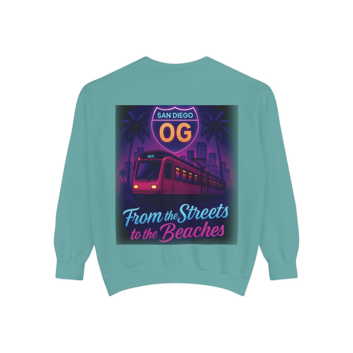 San Diego OG Sweatshirt, Casual Streetwear, Perfect for Beach Lovers, Gift for Travelers, Vibrant Graphic Design