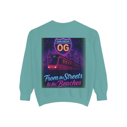 San Diego OG Sweatshirt, Casual Streetwear, Perfect for Beach Lovers, Gift for Travelers, Vibrant Graphic Design