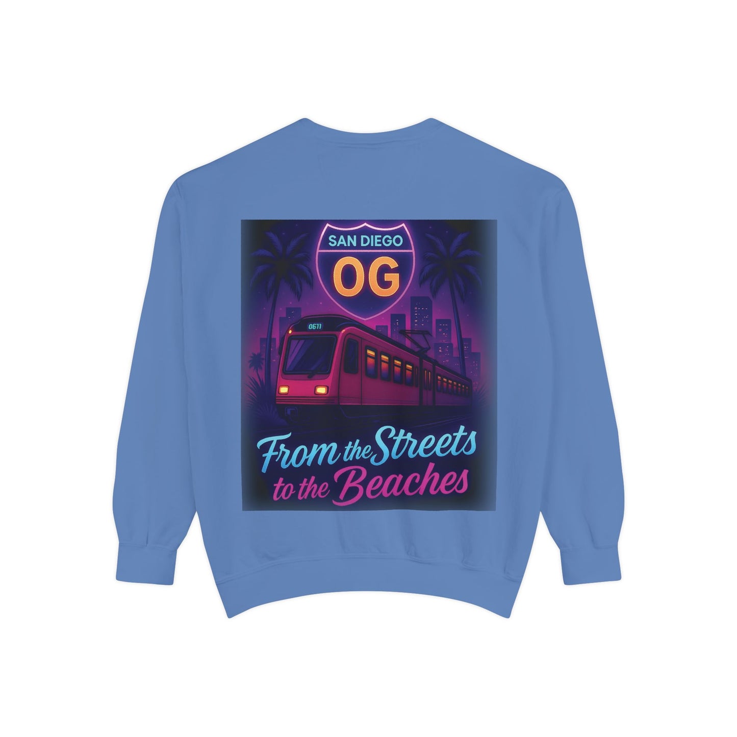 San Diego OG Sweatshirt, Casual Streetwear, Perfect for Beach Lovers, Gift for Travelers, Vibrant Graphic Design