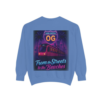 San Diego OG Sweatshirt, Casual Streetwear, Perfect for Beach Lovers, Gift for Travelers, Vibrant Graphic Design
