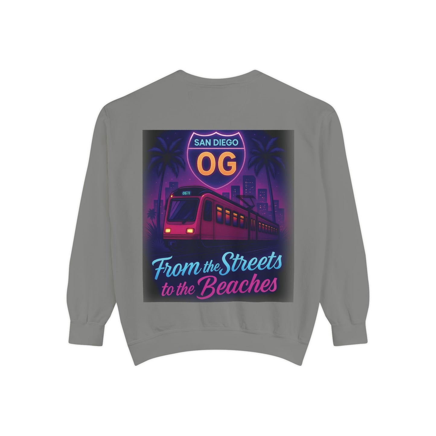 San Diego OG Sweatshirt, Casual Streetwear, Perfect for Beach Lovers, Gift for Travelers, Vibrant Graphic Design