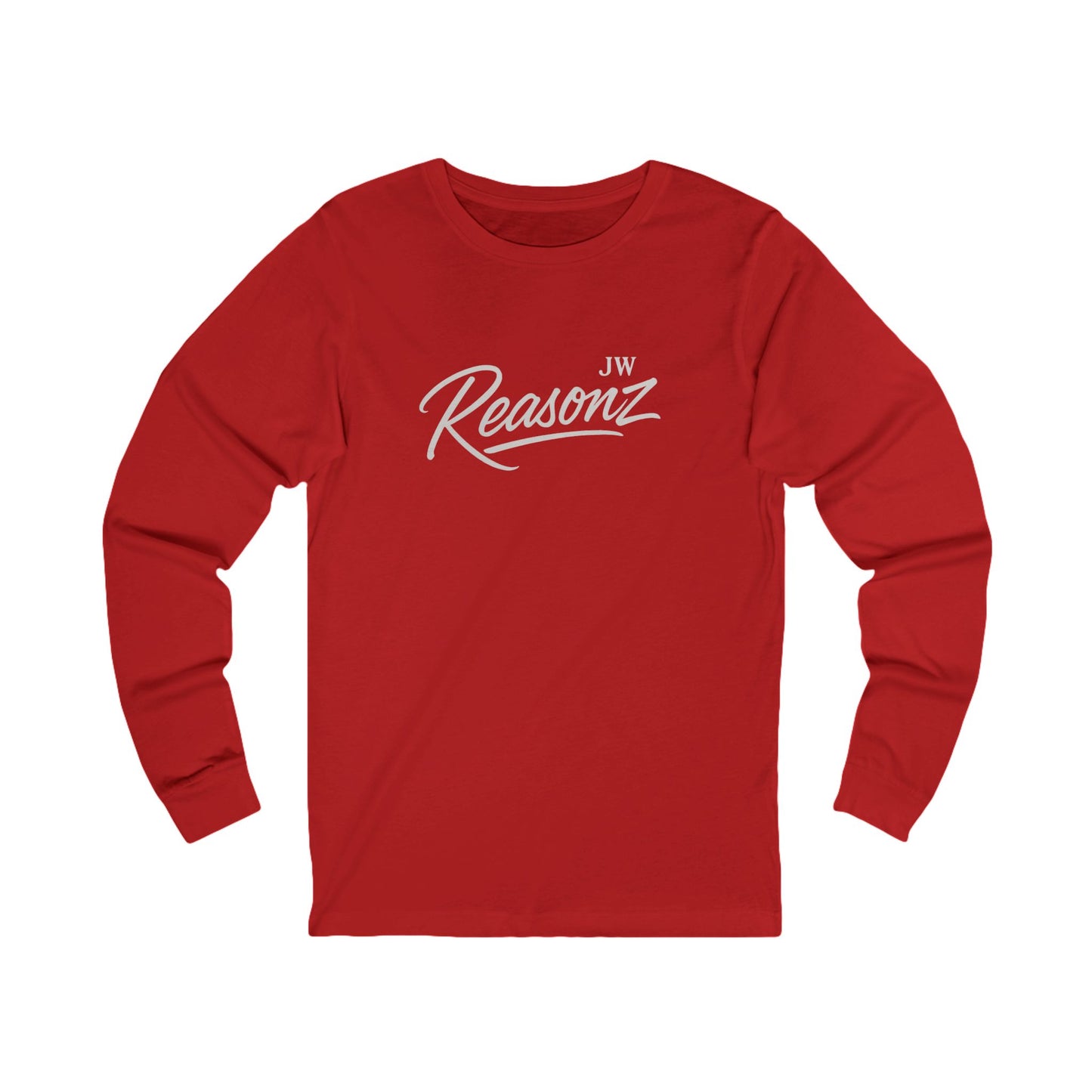 Reasonz Script Long Sleeve Tee — '27' Back Number Casual Baseball Shirt