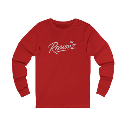 Reasonz Script Long Sleeve Tee — '27' Back Number Casual Baseball Shirt