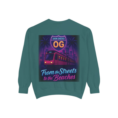 San Diego OG Sweatshirt, Casual Streetwear, Perfect for Beach Lovers, Gift for Travelers, Vibrant Graphic Design