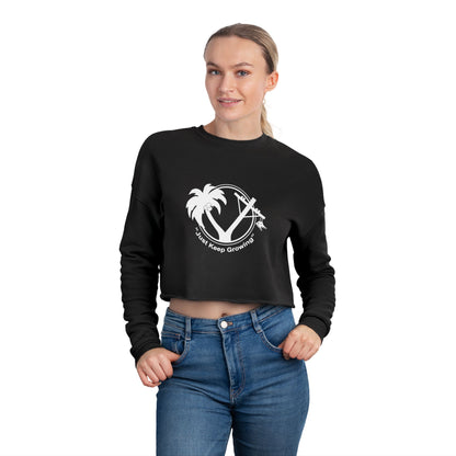 JUST KEEP GROWING CROP SWEATER