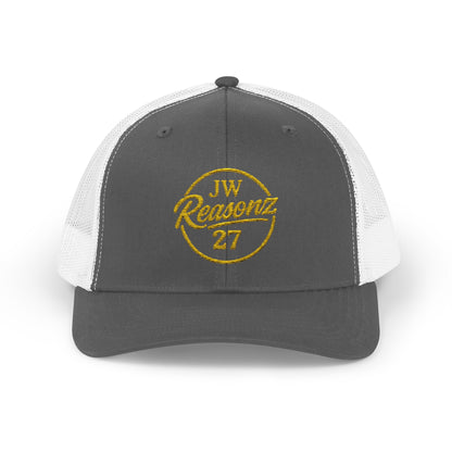 Embroidered 'Reavonz 27' Snapback Trucker Cap