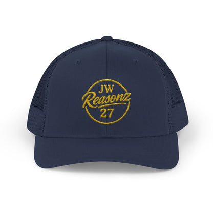 Embroidered 'Reavonz 27' Snapback Trucker Cap