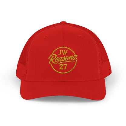 Embroidered 'Reavonz 27' Snapback Trucker Cap