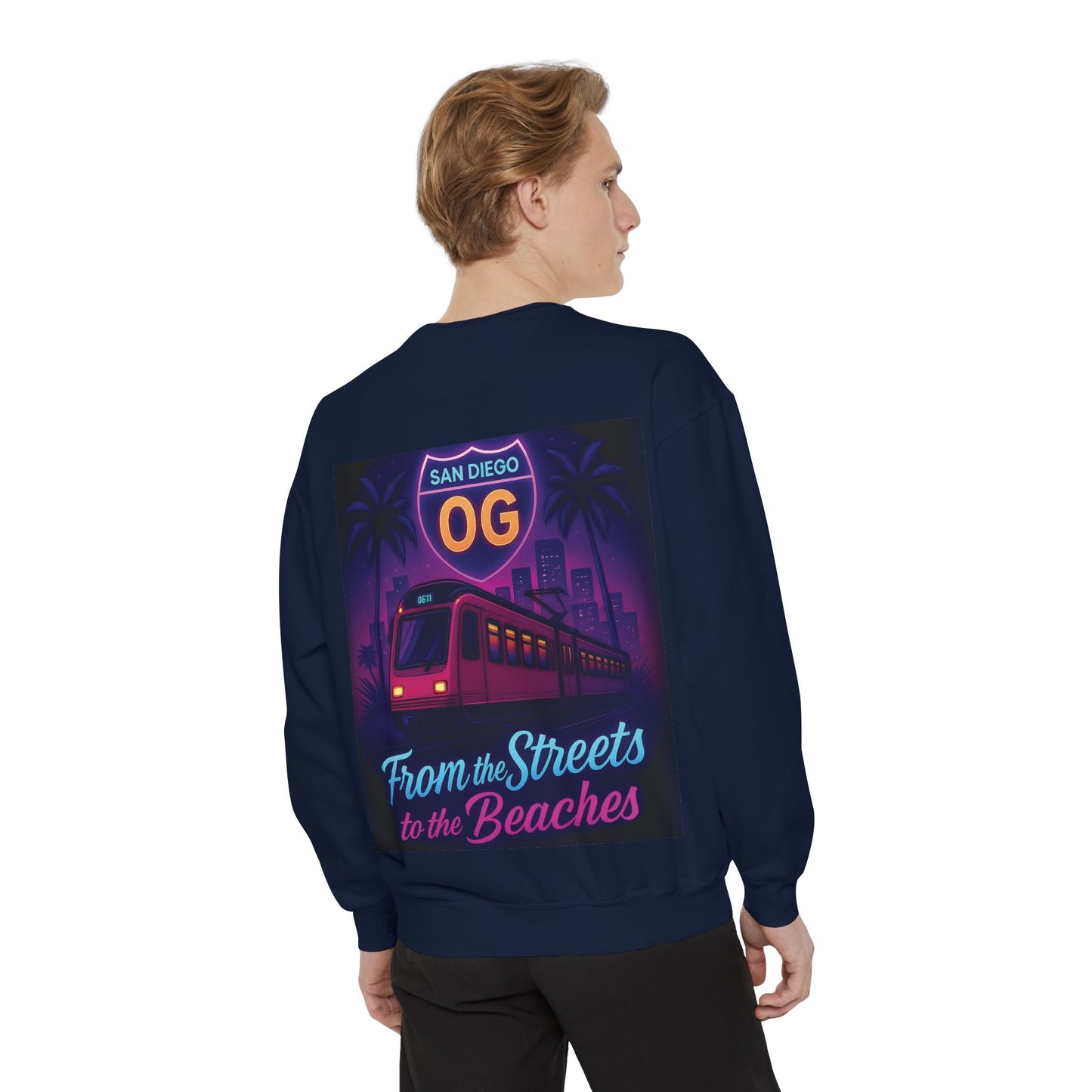 San Diego OG Sweatshirt, Casual Streetwear, Perfect for Beach Lovers, Gift for Travelers, Vibrant Graphic Design
